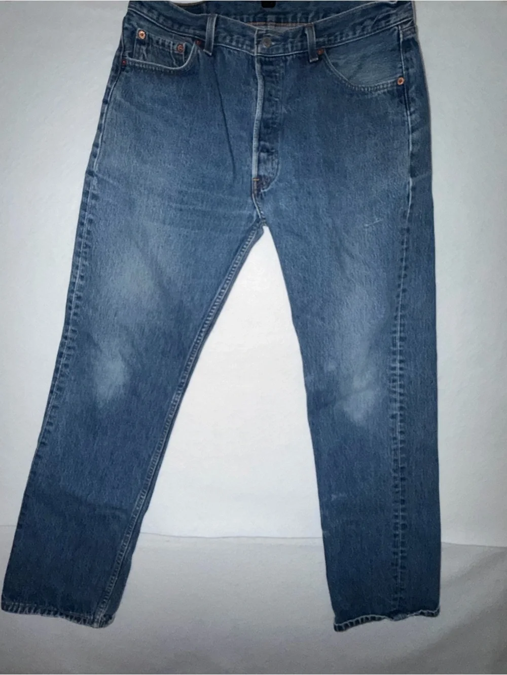 VTG 501 1997 Levi's Men's Medium Blue Relaxed Denim Jeans